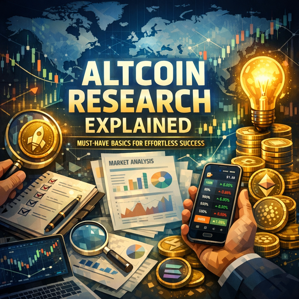 Illustration of Altcoin Research Explained: Must-Have Basics for Effortless Success