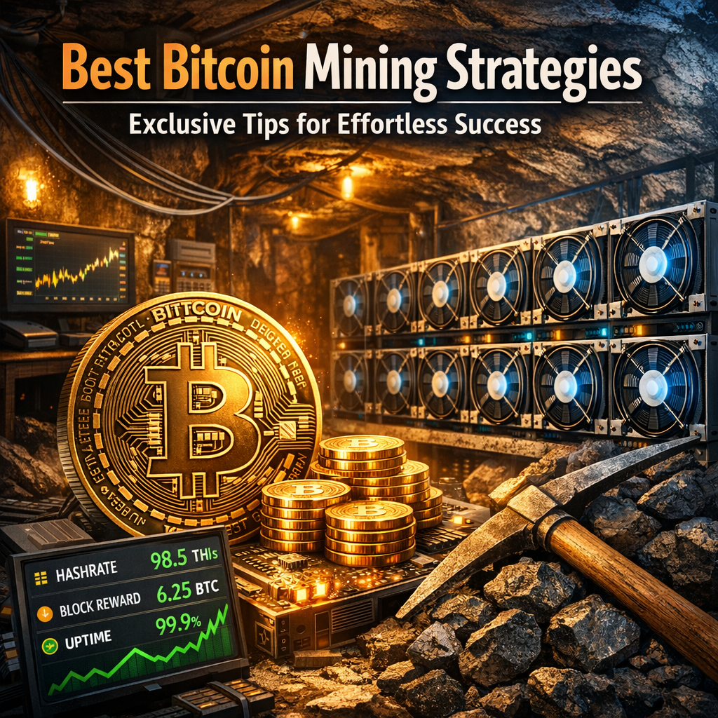 Illustration of Best Bitcoin Mining Strategies: Exclusive Tips for Effortless Success
