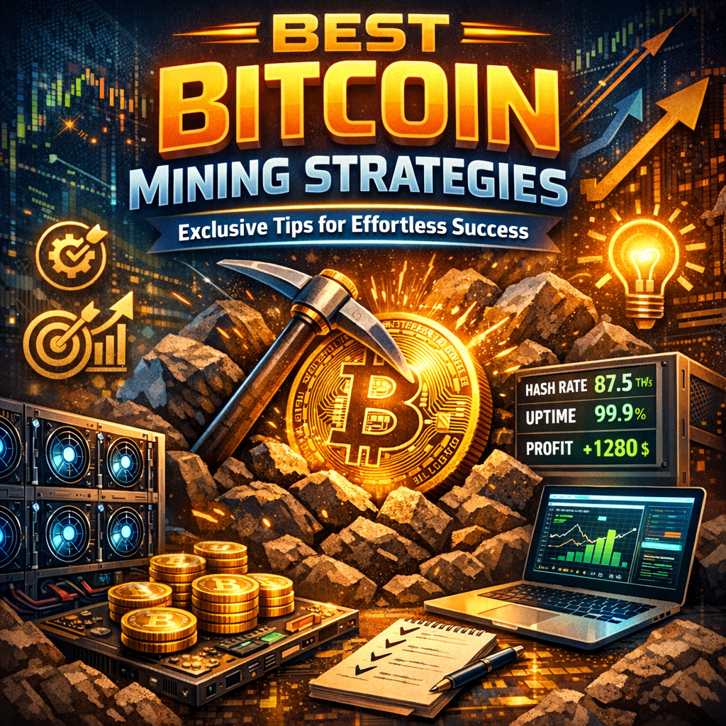 Illustration of Best Bitcoin Mining Strategies: Exclusive Tips for Effortless Success