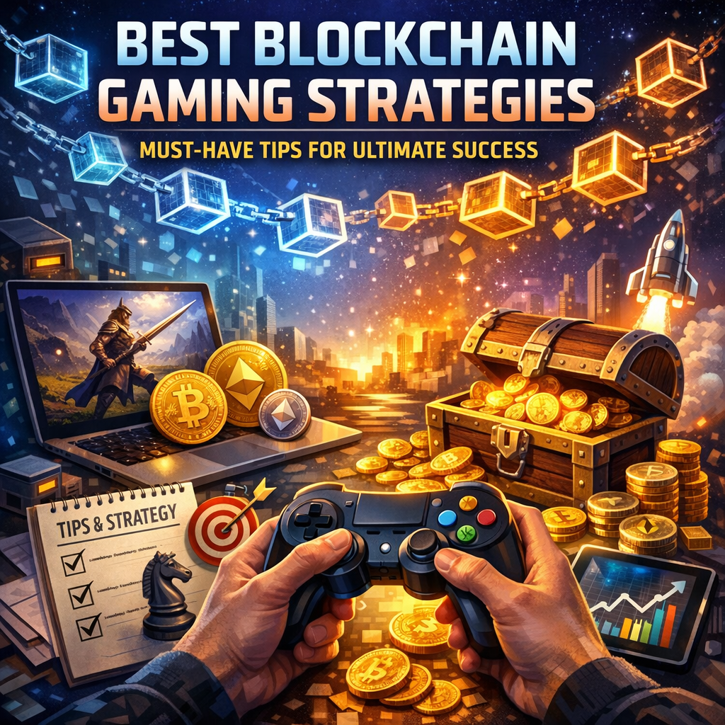 Illustration of Best Blockchain Gaming Strategies: Must-Have Tips for Ultimate Success