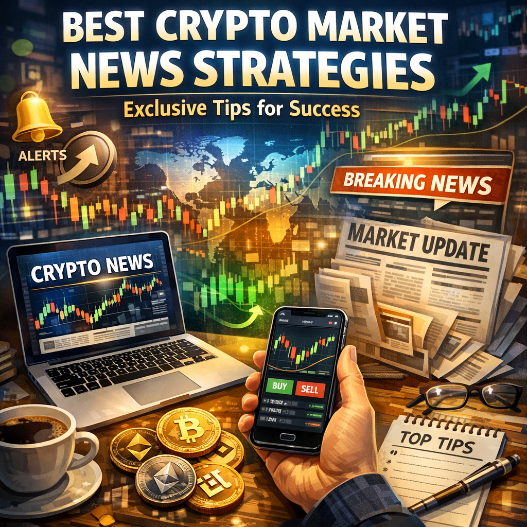 Illustration of Best Crypto Market News Strategies: Exclusive Tips for Success