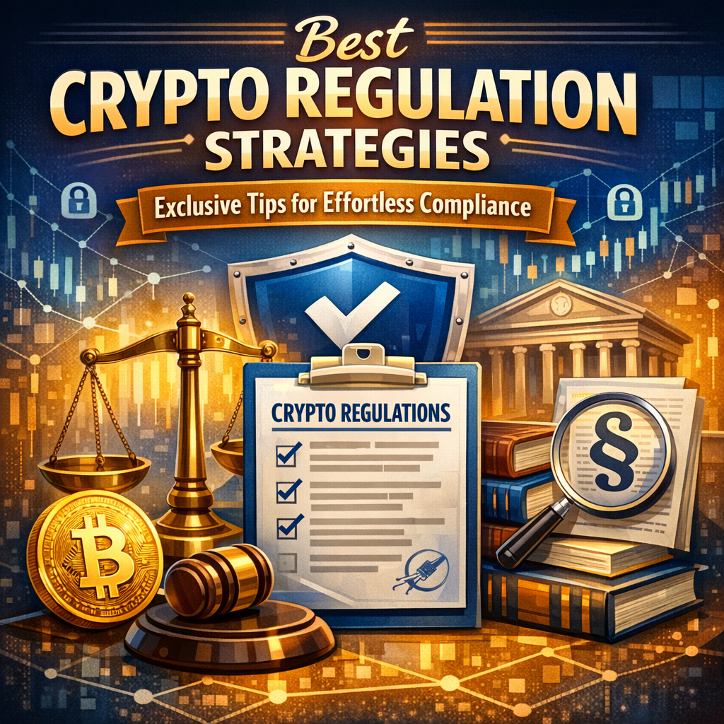 Illustration of Best Crypto Regulation Strategies: Exclusive Tips for Effortless Compliance
