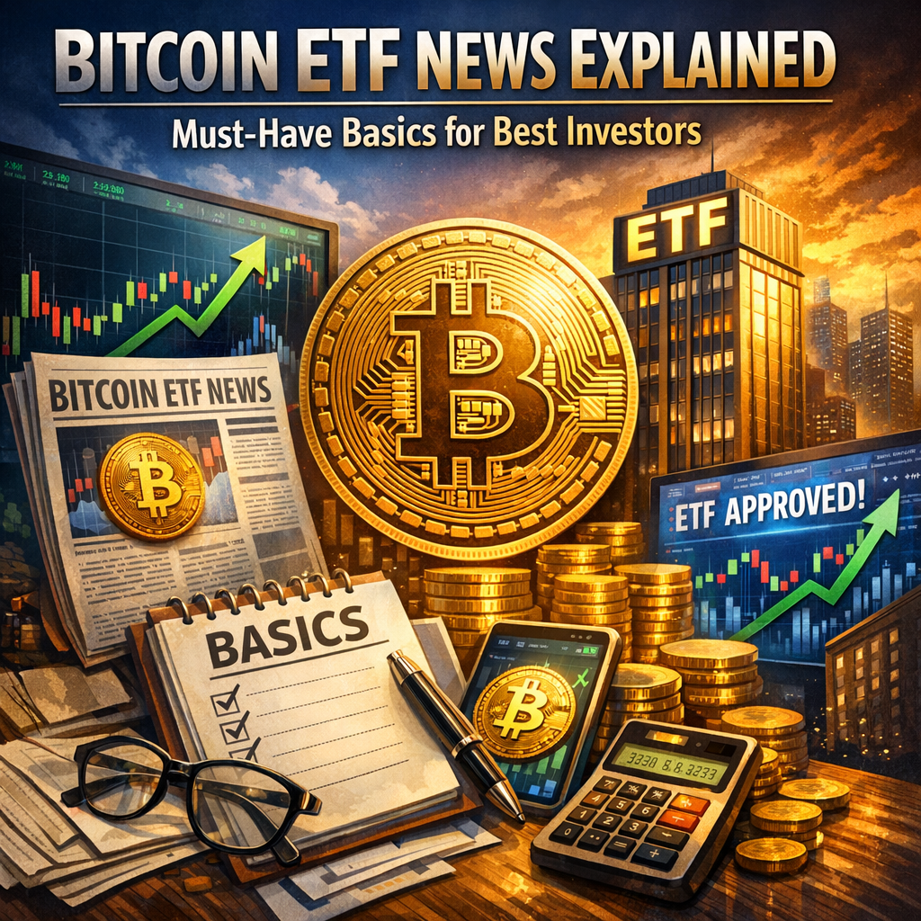 Illustration of Bitcoin ETF News Explained: Must-Have Basics for Best Investors