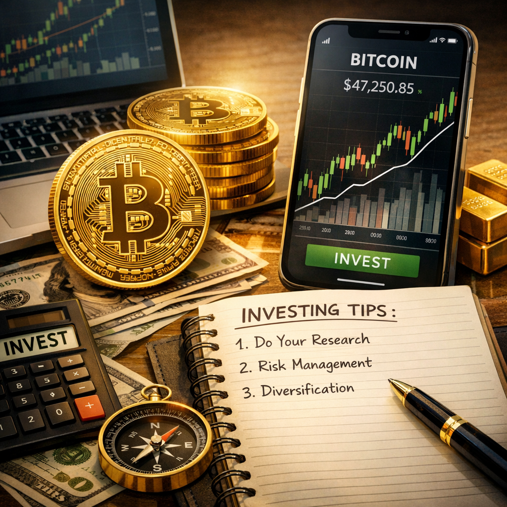 Illustration of Bitcoin Investing Explained: Must-Have Basics for Effortless Success