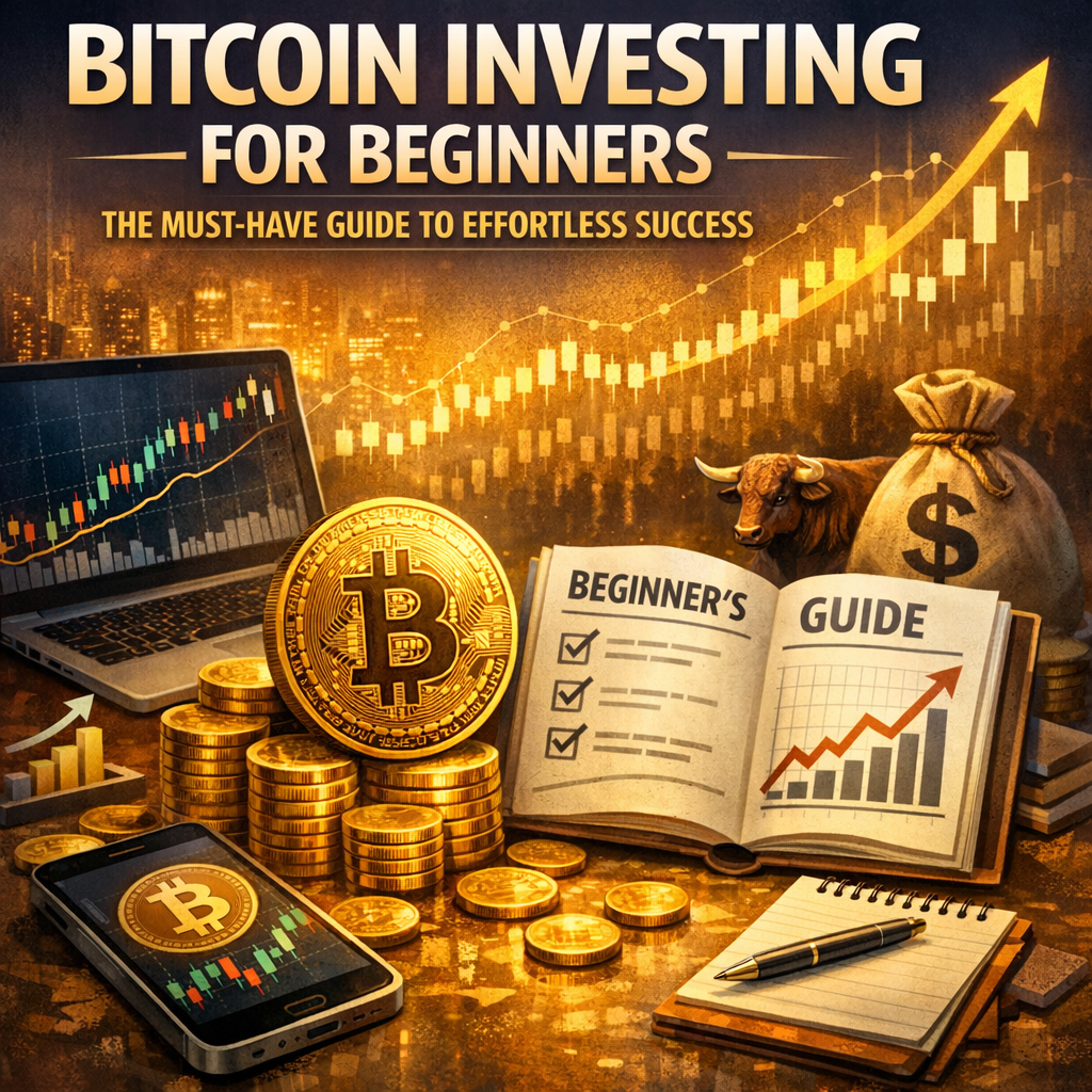 Illustration of Bitcoin Investing for Beginners: The Must-Have Guide to Effortless Success