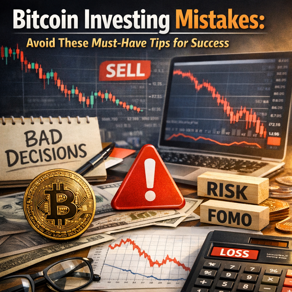 Illustration of Bitcoin Investing Mistakes: Avoid These Must-Have Tips for Success
