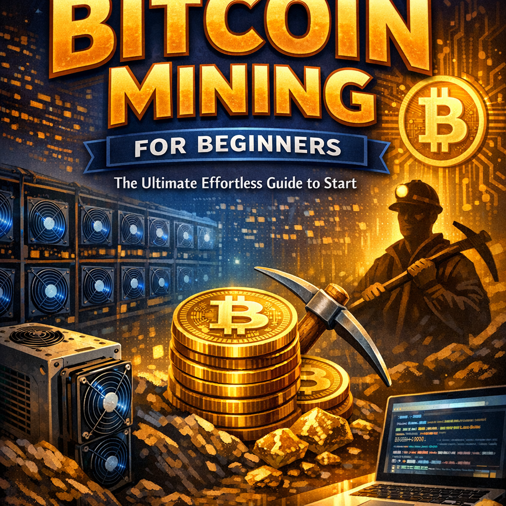 Illustration of Bitcoin Mining for Beginners: The Ultimate Effortless Guide to Start