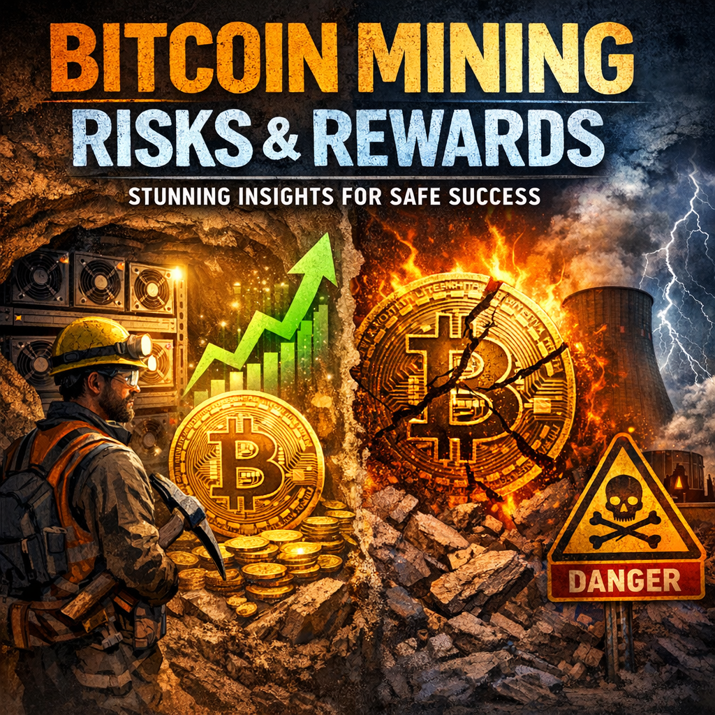 Illustration of Bitcoin Mining Risks and Rewards: Stunning Insights for Safe Success