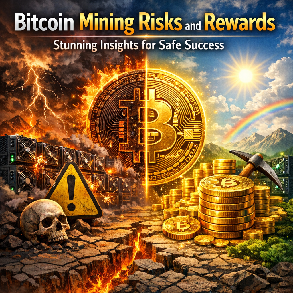 Illustration of Bitcoin Mining Risks and Rewards: Stunning Insights for Safe Success