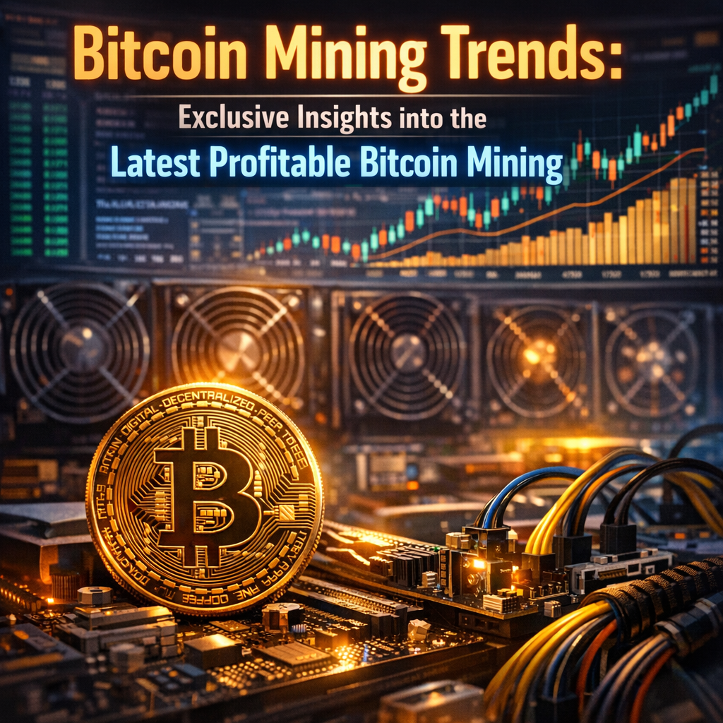 Illustration of Bitcoin Mining Trends: Exclusive Insights into the Latest Profitable Bitcoin Mining