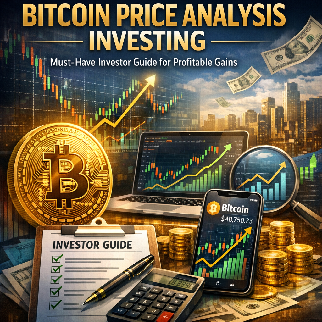 Illustration of Bitcoin Price Analysis Investing: Must-Have Investor Guide for Profitable Gains