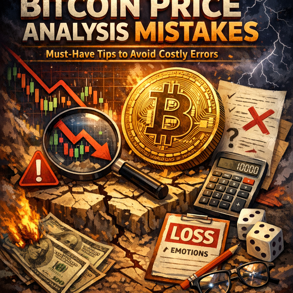 Illustration of Bitcoin Price Analysis Mistakes: Must-Have Tips to Avoid Costly Errors