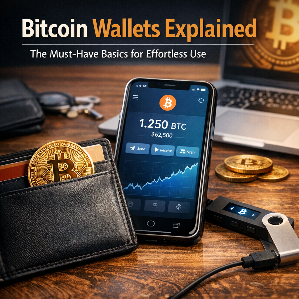 Illustration of Bitcoin Wallets Explained: The Must-Have Basics for Effortless Use
