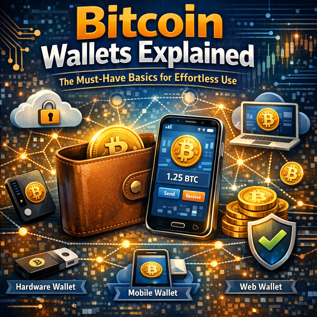 Illustration of Bitcoin Wallets Explained: The Must-Have Basics for Effortless Use