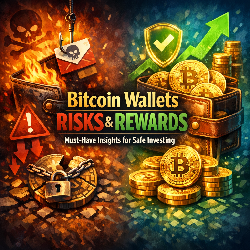 Illustration of Bitcoin Wallets Risks and Rewards: Must-Have Insights for Safe Investing