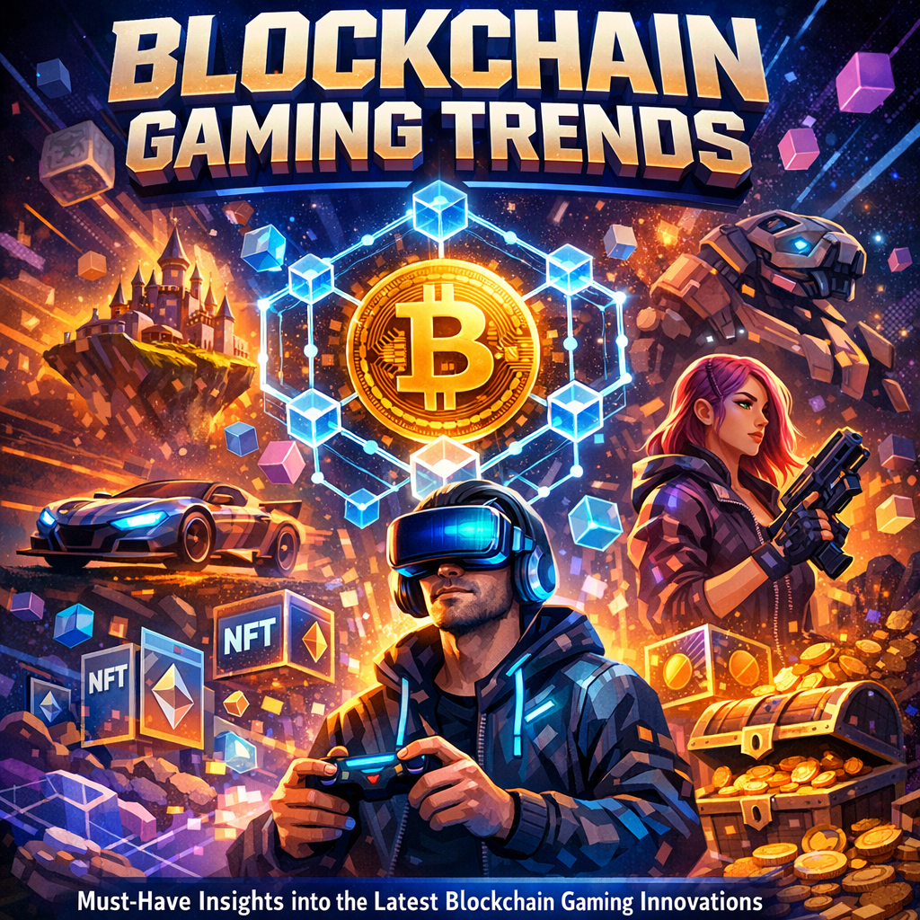 Illustration of Blockchain Gaming Trends: Must-Have Insights into the Latest Blockchain Gaming Innovations