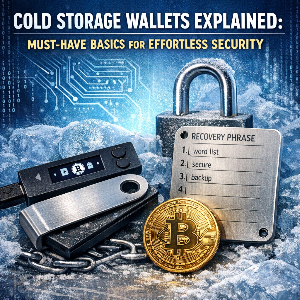 Illustration of Cold Storage Wallets Explained: Must-Have Basics for Effortless Security