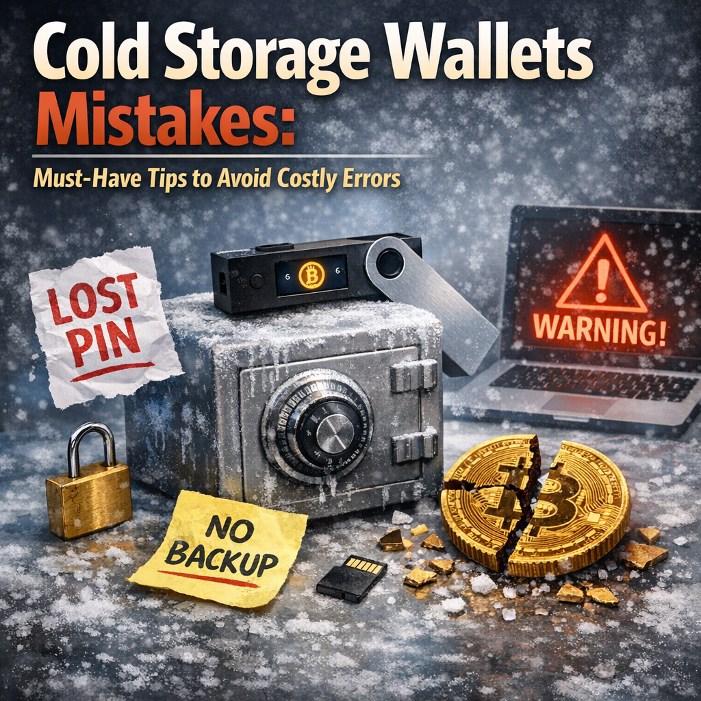 Illustration of Cold Storage Wallets Mistakes: Must-Have Tips to Avoid Costly Errors