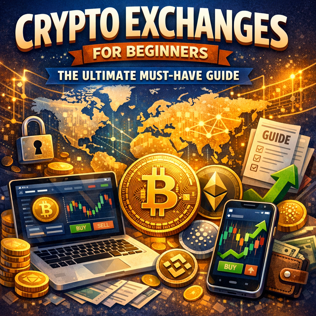 Illustration of Crypto Exchanges for Beginners: The Ultimate Must-Have Guide