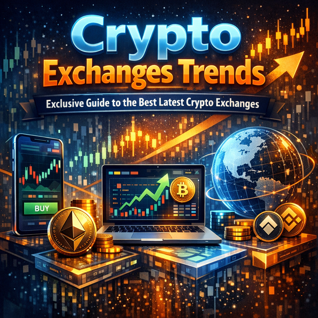 Illustration of Crypto Exchanges Trends: Exclusive Guide to the Best Latest Crypto Exchanges