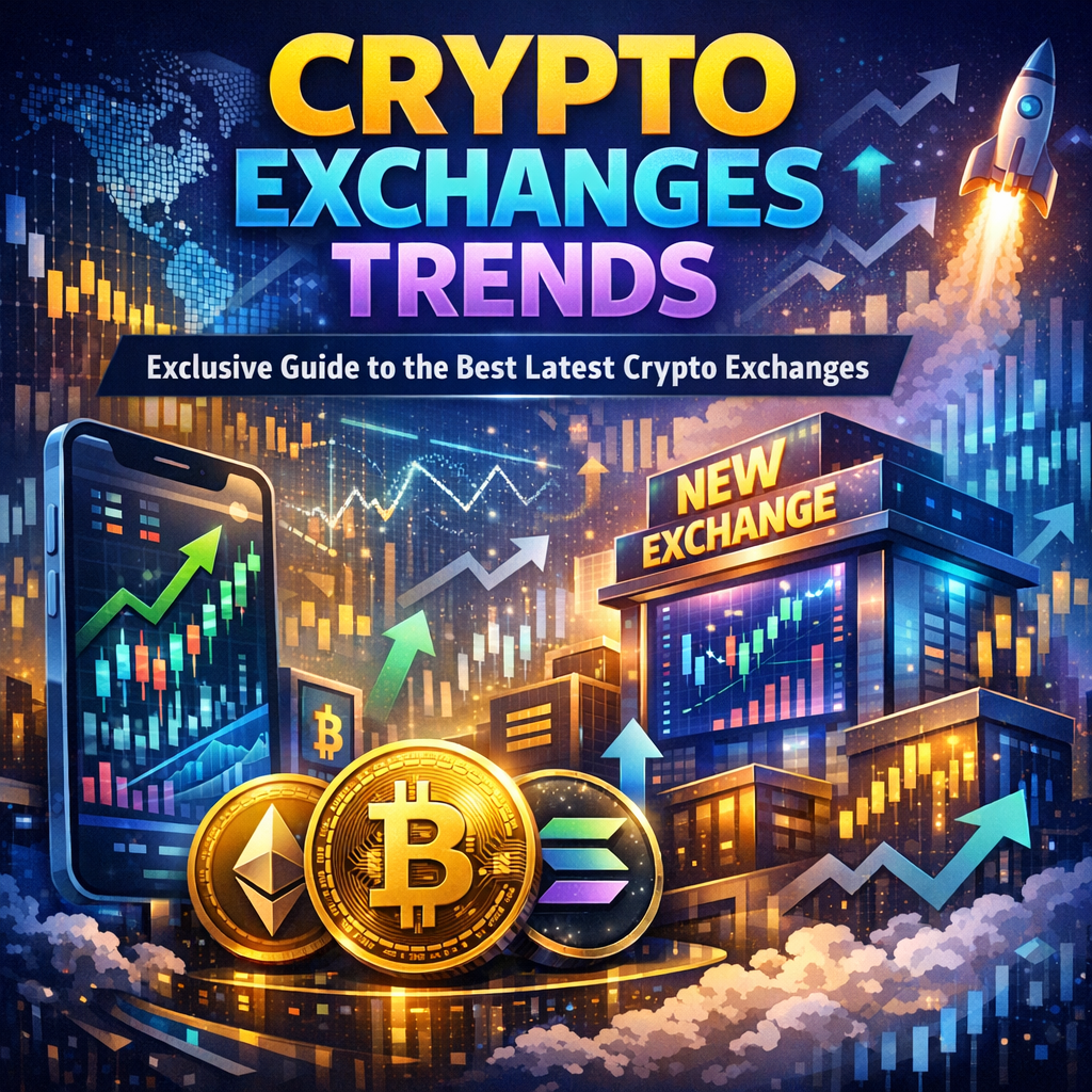 Illustration of Crypto Exchanges Trends: Exclusive Guide to the Best Latest Crypto Exchanges