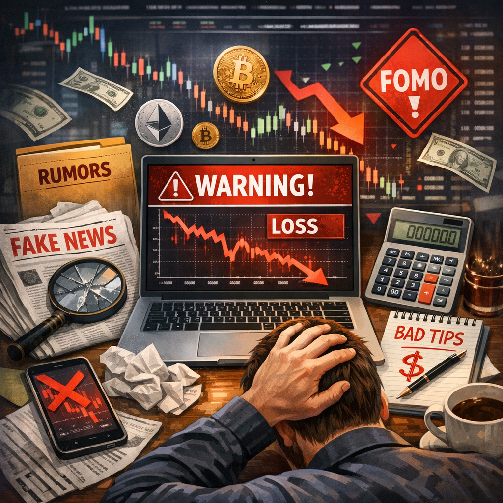 Illustration of Crypto Market News Mistakes: Must-Have Tips to Avoid Costly Errors