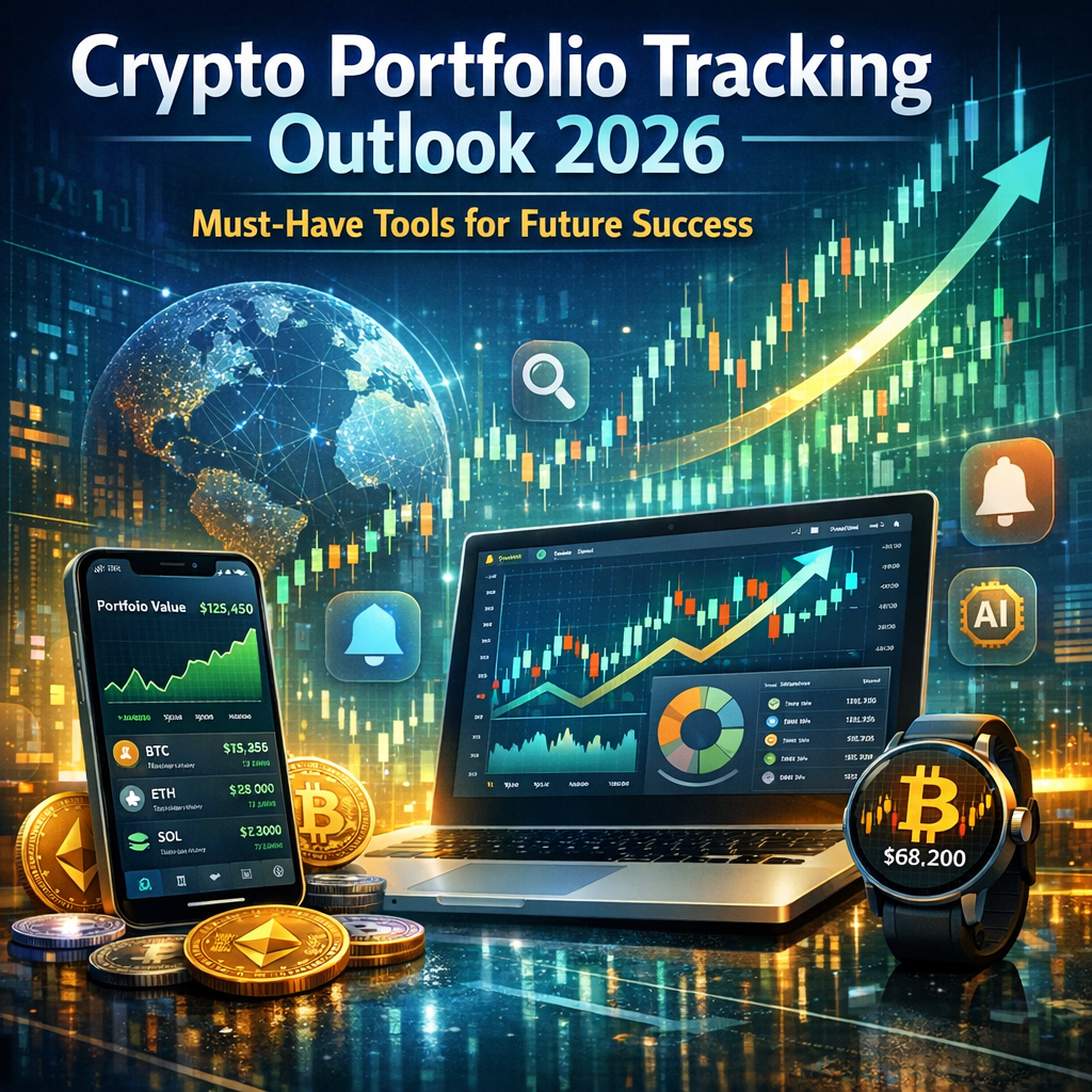Illustration of Crypto Portfolio Tracking Outlook 2026: Must-Have Tools for Future Success