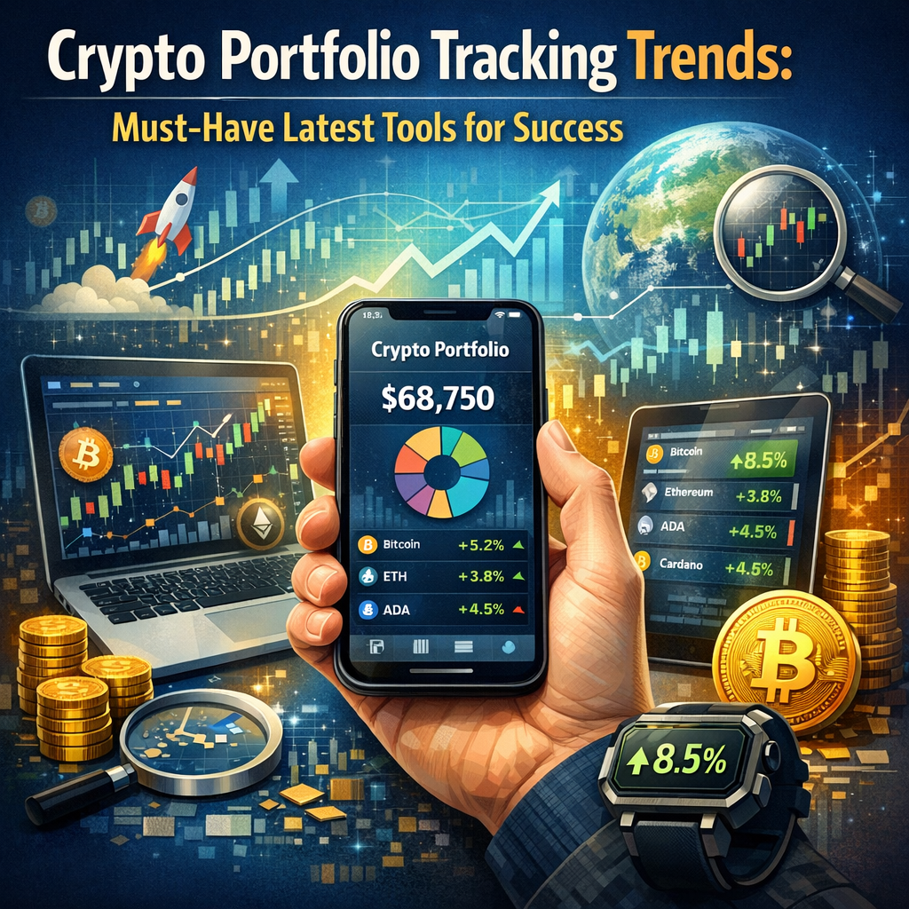 Illustration of Crypto Portfolio Tracking Trends: Must-Have Latest Tools for Success