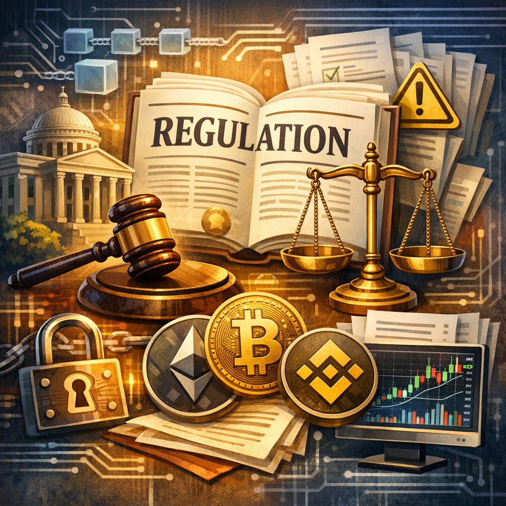 Illustration of Crypto Regulation Explained: Must-Have Basics for Effortless Understanding
