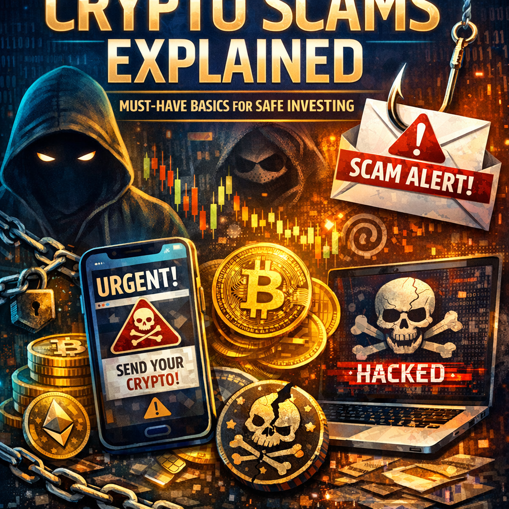 Illustration of Crypto Scams Explained: Must-Have Basics for Safe Investing