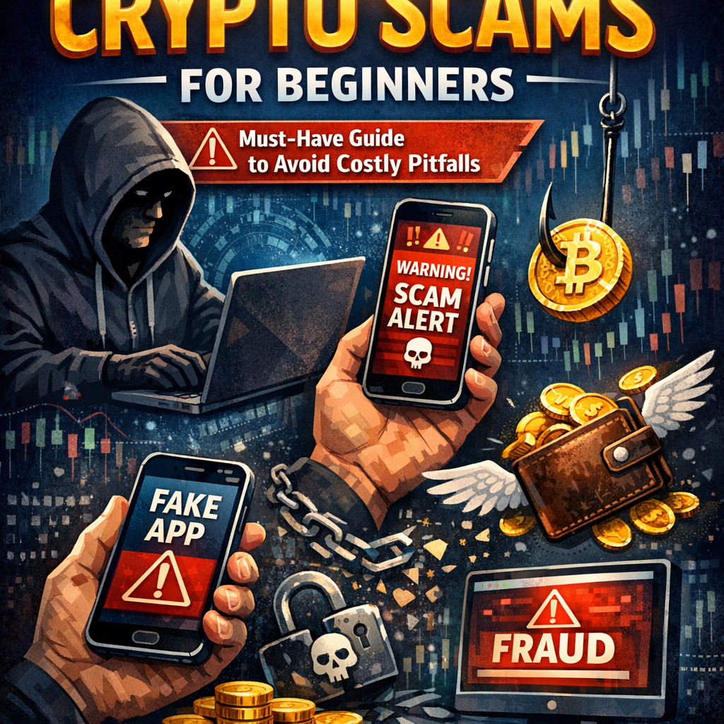 Illustration of Crypto Scams for Beginners: Must-Have Guide to Avoid Costly Pitfalls