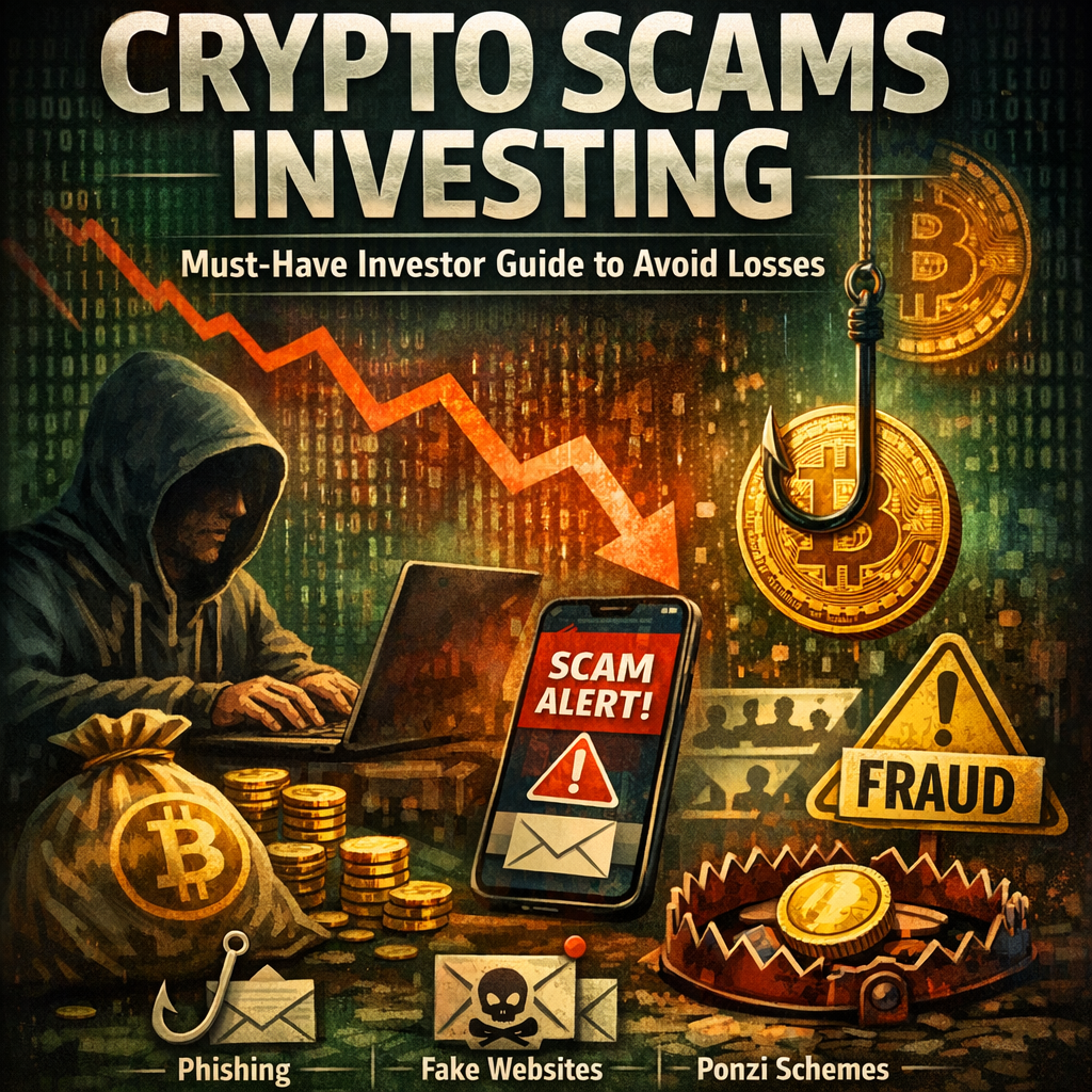 Illustration of Crypto Scams Investing: Must-Have Investor Guide to Avoid Losses
