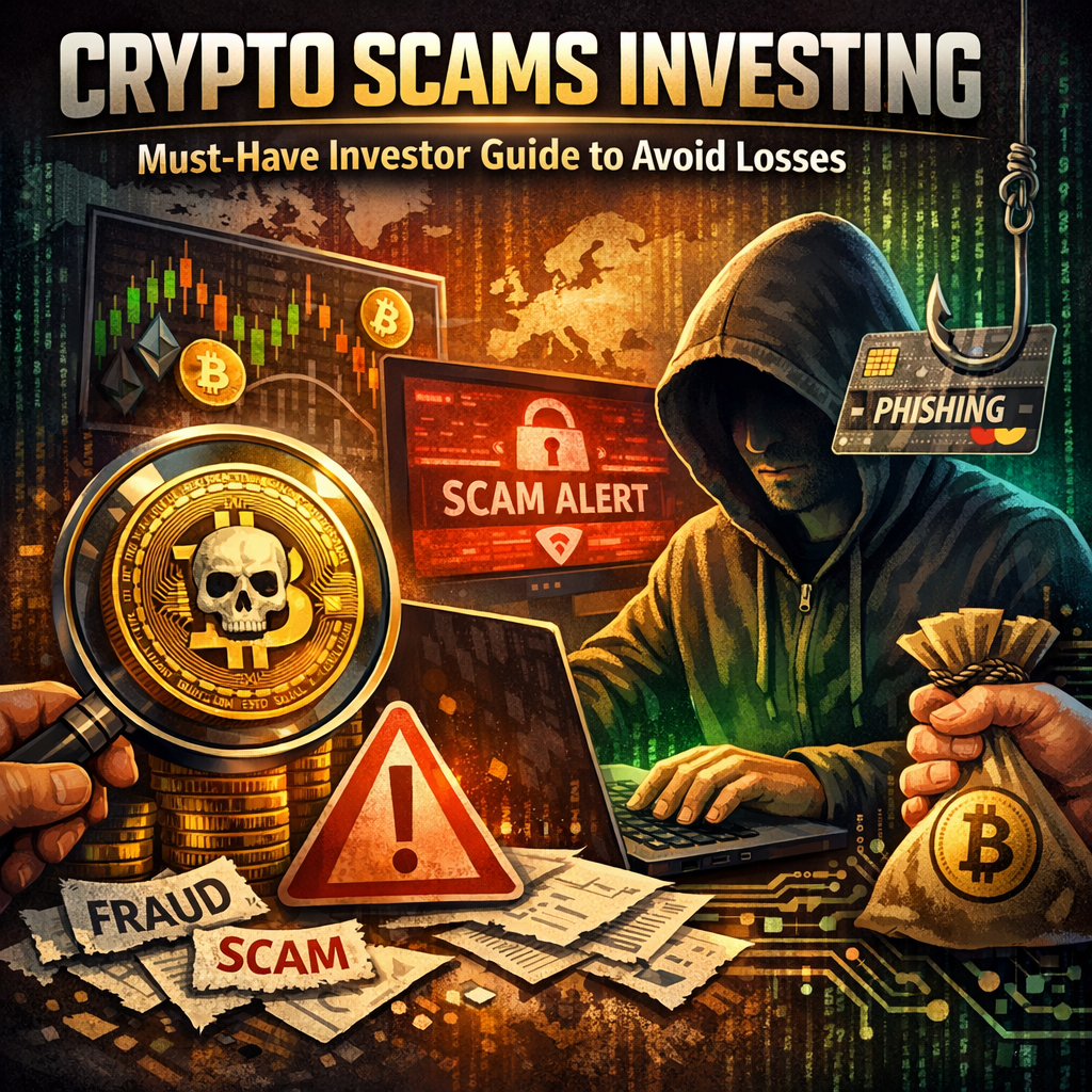 Illustration of Crypto Scams Investing: Must-Have Investor Guide to Avoid Losses