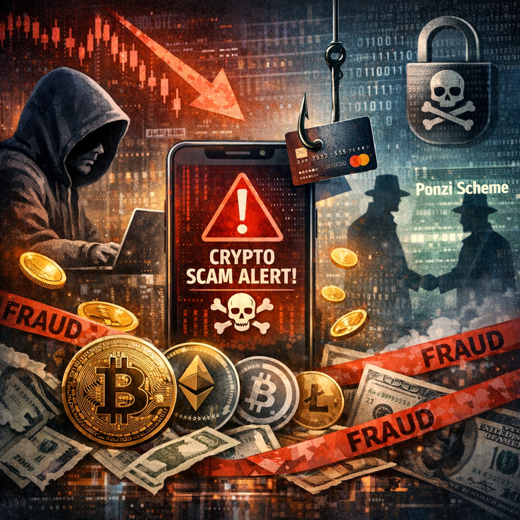 Illustration of Crypto Scams Trends: Must-Have Insights on Latest Crypto Scams