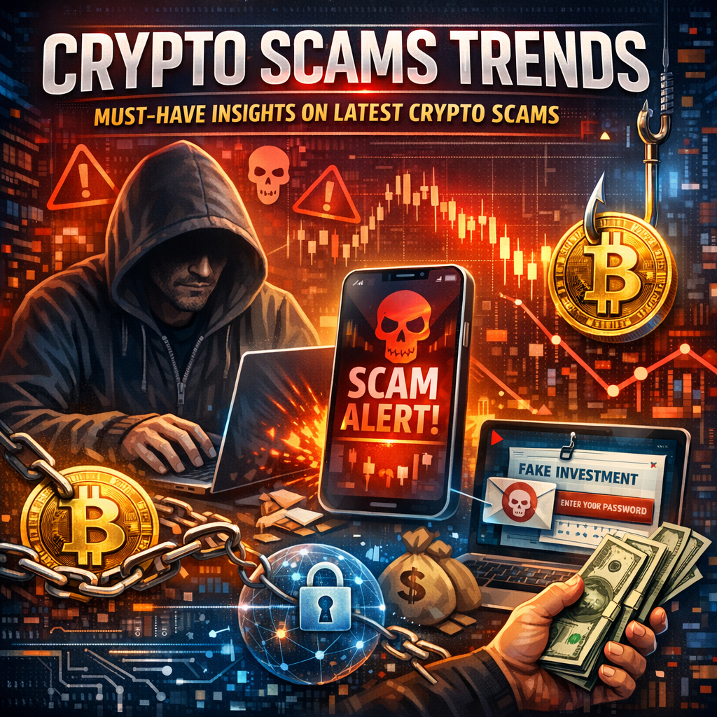 Illustration of Crypto Scams Trends: Must-Have Insights on Latest Crypto Scams