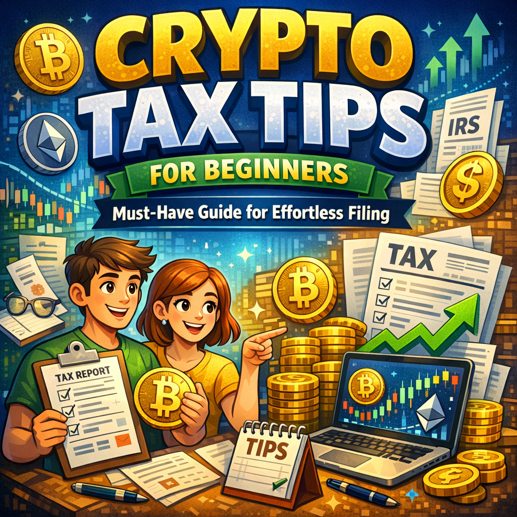 Illustration of Crypto Tax Tips for Beginners: Must-Have Guide for Effortless Filing