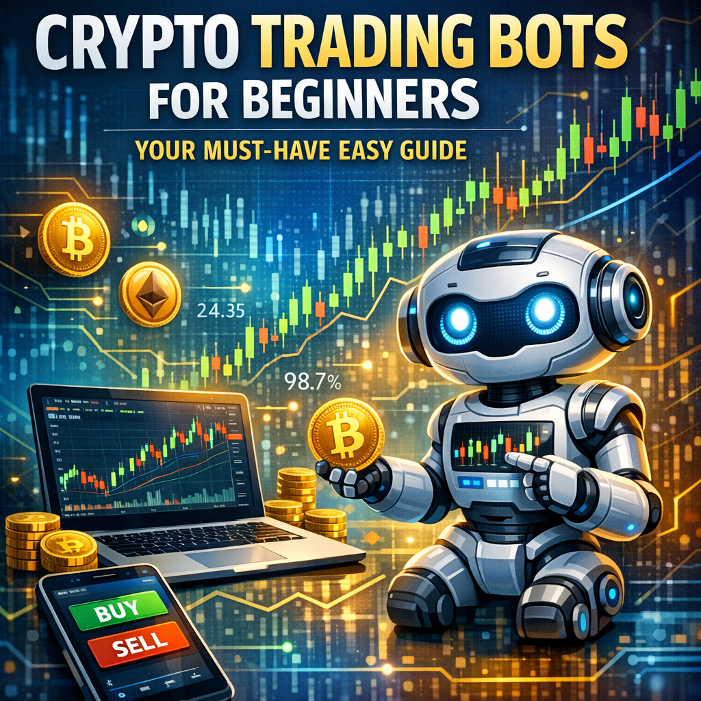 Illustration of Crypto Trading Bots for Beginners: Your Must-Have Easy Guide