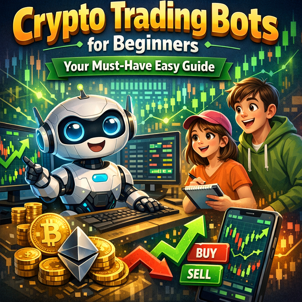 Illustration of Crypto Trading Bots for Beginners: Your Must-Have Easy Guide