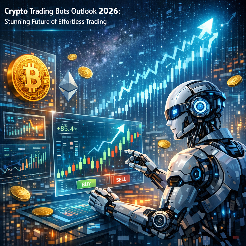Illustration of Crypto Trading Bots Outlook 2026: Stunning Future of Effortless Trading