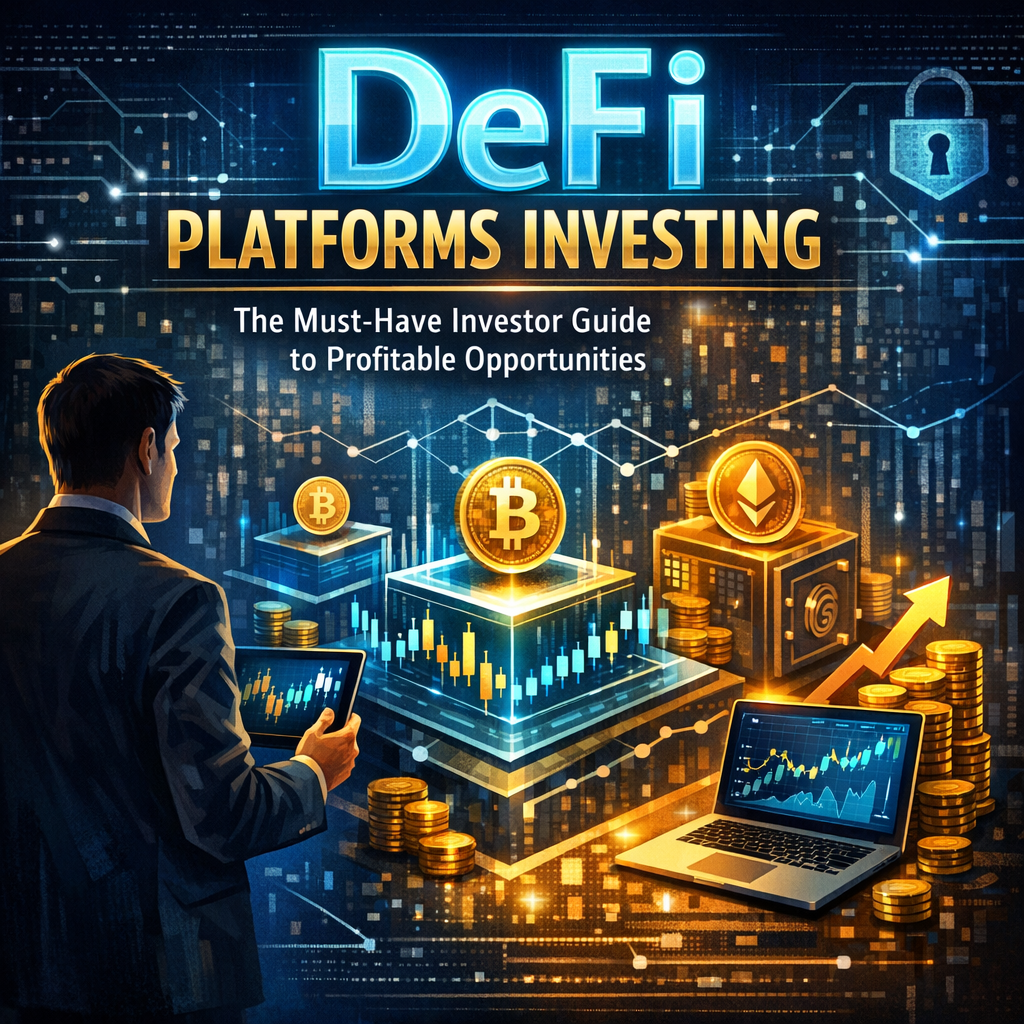 Illustration of DeFi Platforms Investing: The Must-Have Investor Guide to Profitable Opportunities