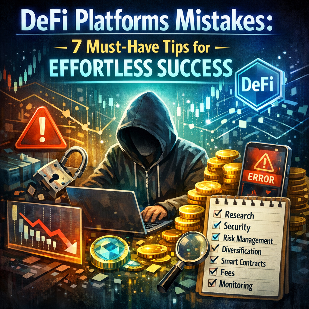 Illustration of DeFi Platforms Mistakes: 7 Must-Have Tips for Effortless Success