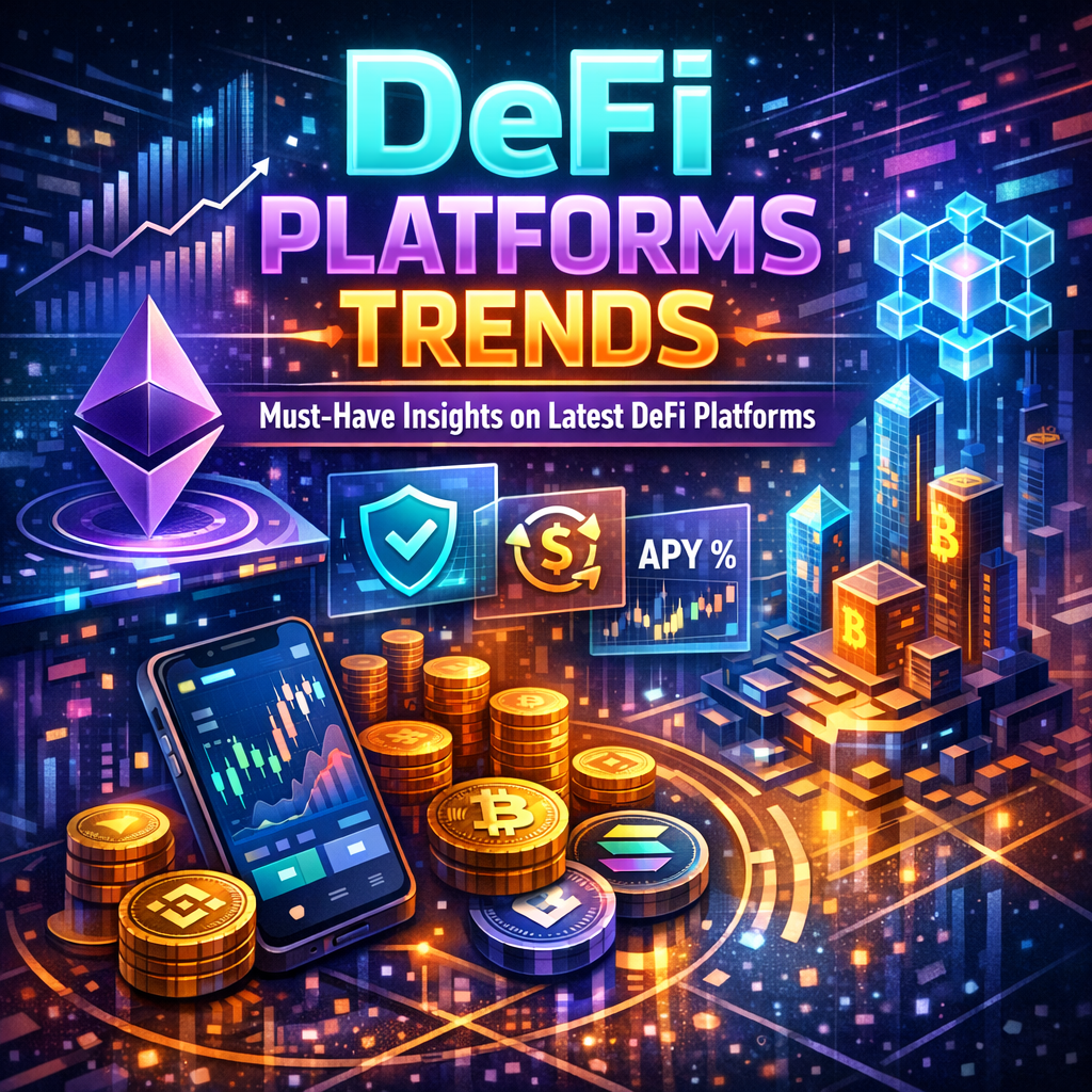 Illustration of DeFi Platforms Trends: Must-Have Insights on Latest DeFi Platforms