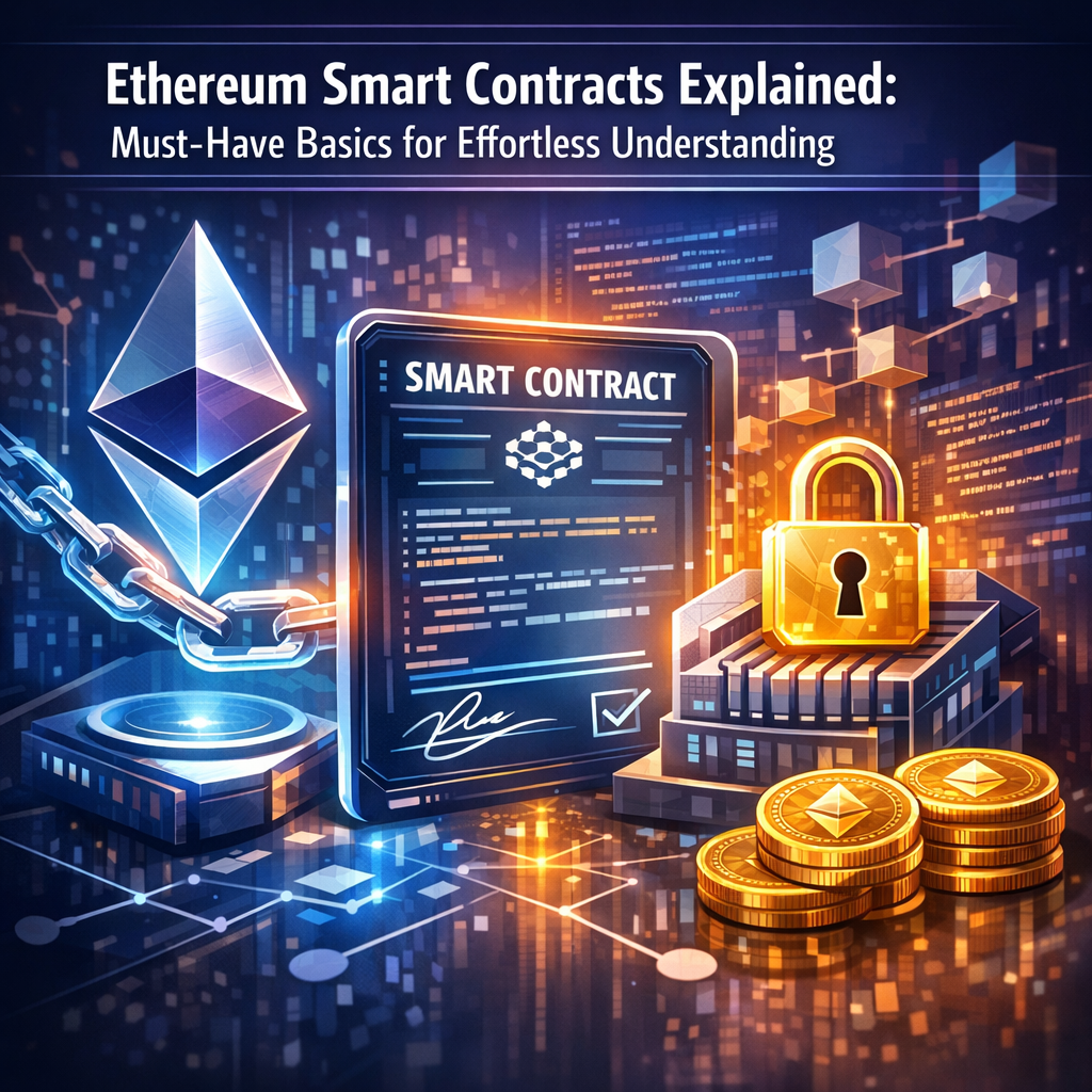 Illustration of Ethereum Smart Contracts Explained: Must-Have Basics for Effortless Understanding