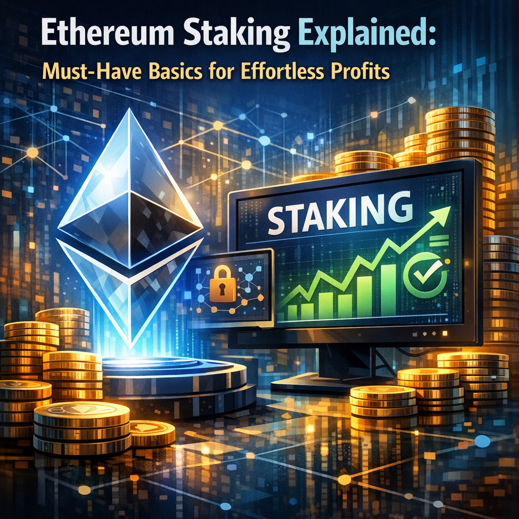 Illustration of Ethereum Staking Explained: Must-Have Basics for Effortless Profits
