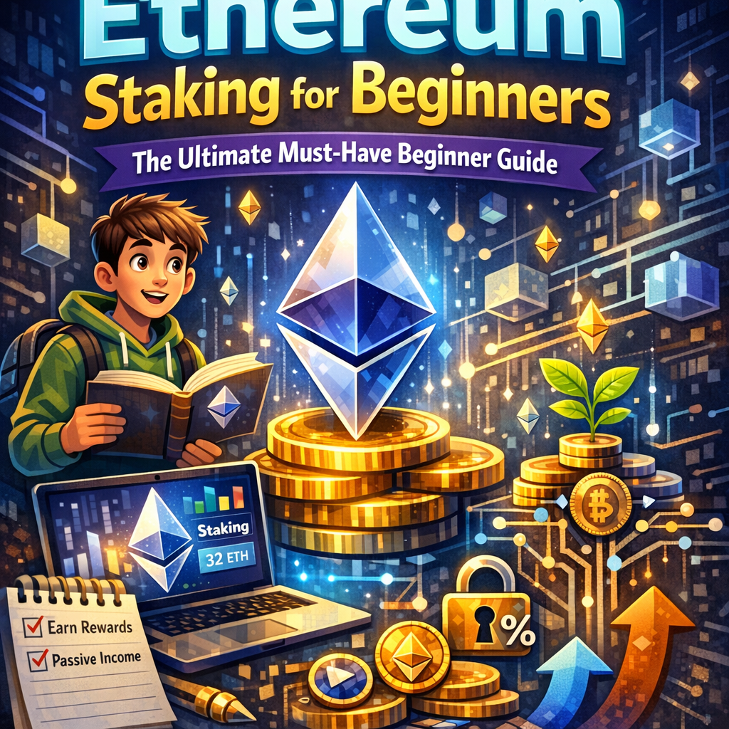 Illustration of Ethereum Staking for Beginners: The Ultimate Must-Have Beginner Guide