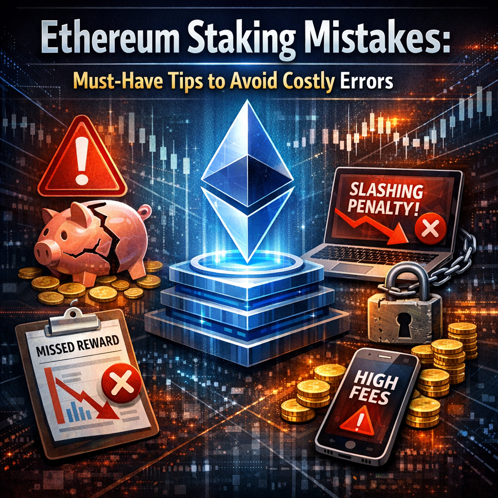 Illustration of Ethereum Staking Mistakes: Must-Have Tips to Avoid Costly Errors