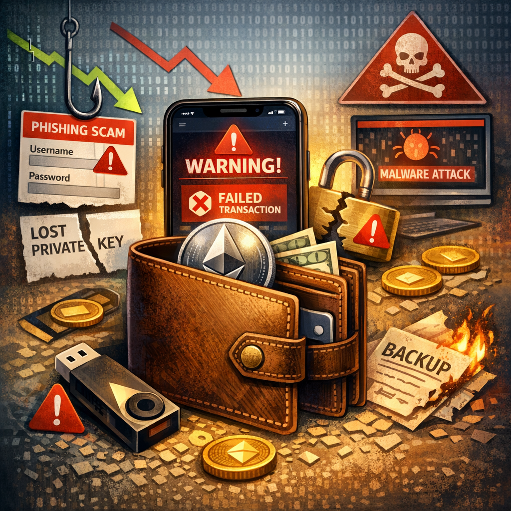 Illustration of Ethereum Wallets Mistakes: Must-Have Tips to Avoid Costly Errors