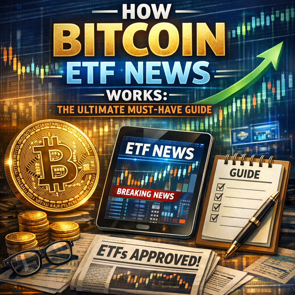 Illustration of How Bitcoin ETF News Works: The Ultimate Must-Have Guide