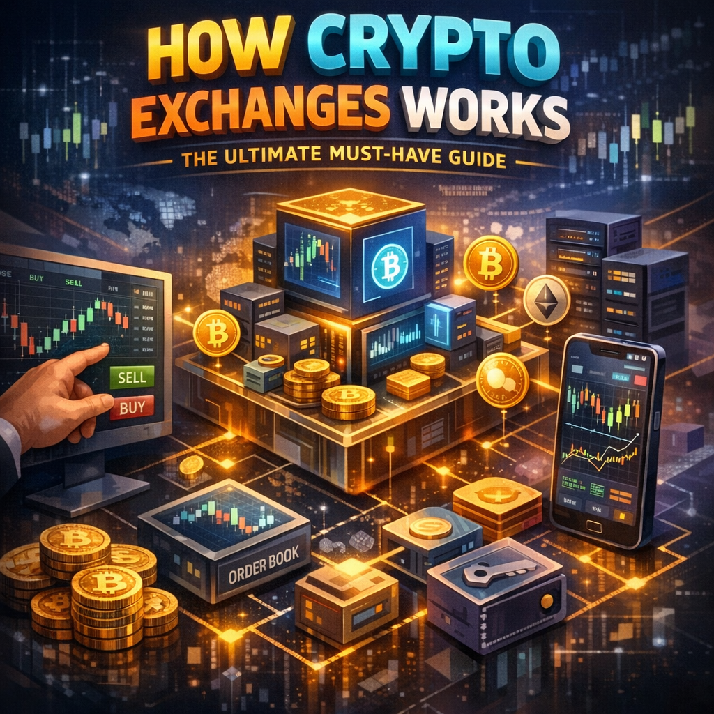 Illustration of How Crypto Exchanges Works: The Ultimate Must-Have Guide