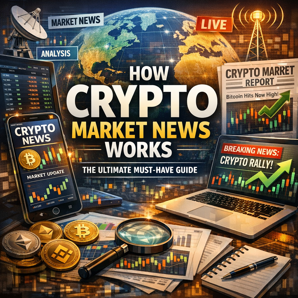 Illustration of How Crypto Market News Works: The Ultimate Must-Have Guide